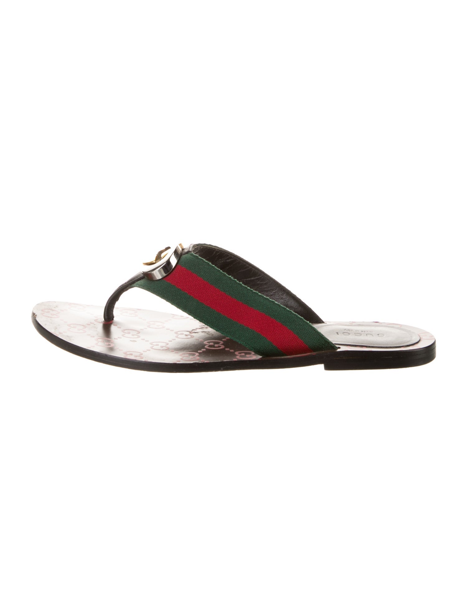 Gucci Interlocking G Logo Slides